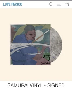 LUPE FIASCO SAMURAI NEW LP SIGNED AUTO CONFIRMED ORDER IN HAND - Picture 1 of 1