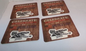 Bayou Rum Coasters (4 pcs) Celebrate National Rum Day - Unused - Picture 1 of 3
