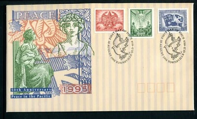 1995 Peace in The Pacific 50th Anniversary FDC - Townsville Qld 4810 PMK - Image 1 of 2