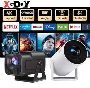 5G 4K Projector Smart HD LED WiFi Bluetooth HDMI For Android/IPhone 12000 Lumen - Picture 1 of 29