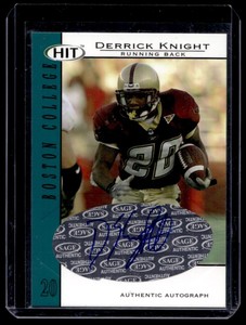 2004 SAGE HIT Autographs Emerald Derrick Knight Auto #A20
