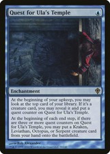 Quest for Ula's Temple Worldwake NM Blue Rare MAGIC GATHERING CARD ABUGames