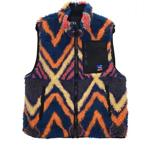 Zara DNWR Patterned Fleece Vest 4391/306/330 Large Oversized NWT - Picture 1 of 11