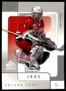 2000-01 SP Game Used Arturs Irbe #10