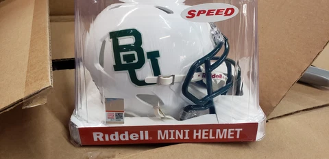 BAYLOR BEARS WHITE REPLICA MINI HELMET NCAA RIDDELL Cover
