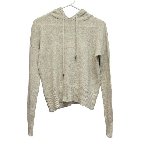 OFF WHITE Felpa con cappuccio So Heritage donna piccola poliacrilico manica lunga maglia