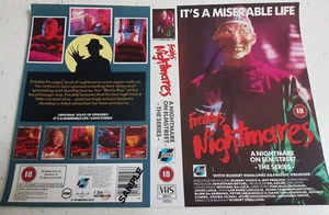 Freddy's Nightmares # 3  - Sample VHS Video Sleeve - Large Box - Elm Street - Picture 1 of 2