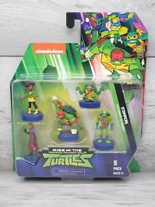 Rise Of The Teenage Mutant Ninja Turtles 5 Pack Collectable Figure Stamper Sinco - Picture 1 of 19