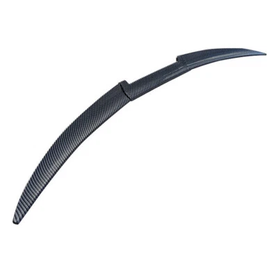 1.18-1.38M Adjustable Car Rear Wing Glossy 3D Tail Trunk Roof Lip Trim Sticker - Image 1 of 4