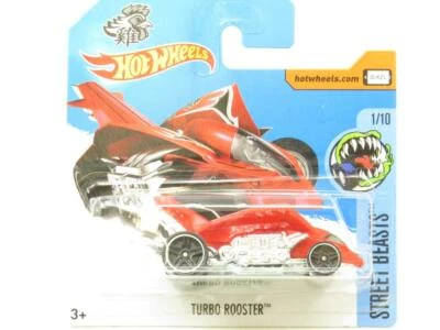 Hotwheels Turbo Gallo Strada Animali 89/365 Piccolo Scheda 1 64 Scala Sigillato - Immagine 1 di 2