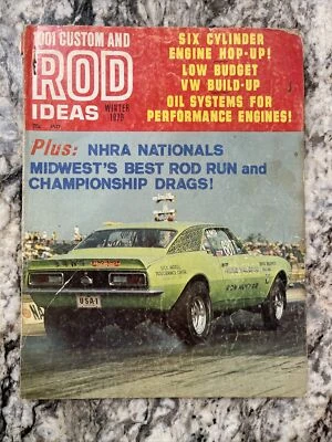 1001 CUSTOM and ROD IDEAS  Winter 1970 NHRA, Nationals, Mid West Best Rod Run - Image 1 of 4