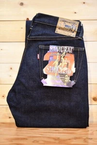 SAMURAI JEANS S710XX 24oz Ribete Denim Limitado Delgado Recto Hecho en Japón JP - Imagen 1 de 10