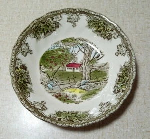 Vintage Johnson Bros The Friendly Village Stone Wall 5" Berry Fruit Bowl - Picture 1 of 5