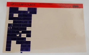 DEC LP11/LS11/LA11 Line Printer Manual, Microfiche - Picture 1 of 1