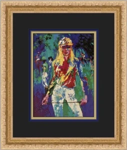 Leroy Neiman Paddock Ladies Custom Framed Print - Picture 1 of 2