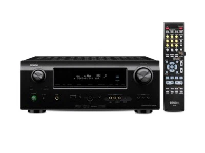DENON AVR-590 5.1 Ch HDMI Home Theater Surround Receiver Stereo Bundle - Image 1 of 4