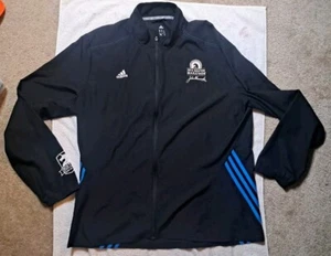 Boston Marathonjacke Windbreaker Herren XL schwarz 2014 Adidas - Bild 1 von 9