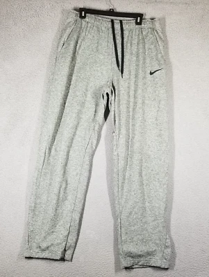 NIKE Therma-FIT Jogger Pants XXL Mens Gray Black Fleece Straight Leg - Image 1 of 4