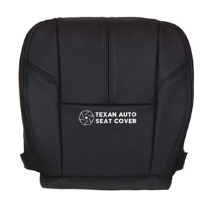 Driver Bottom Leather Seat Cover Black for 2009 Chevy Suburban LTZ, Z71 Crew-Cab - Picture 1 of 10