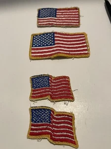4 American Flag Patches - Picture 1 of 1