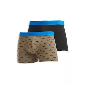 HERREN ADIDAS ORIGINALS COMFORT FLEX BAUMWOLLE TRUNKS 2ER PACK BOXERSHORTS UK M, L, XL, 2XL NEU - Bild 1 von 2