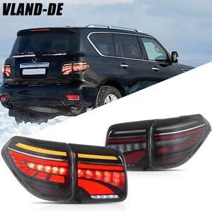 VLAND Clear LED Tail Lights For Nissan Armada 2017-2020 Patrol (Y62) 2012-2019 - Picture 1 of 15