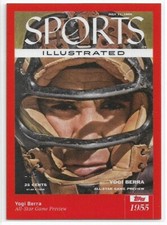 2021 Topps x Sports Illustrated Yogi Berra Red Parallel Cover #'d 1/5 Yankees SP