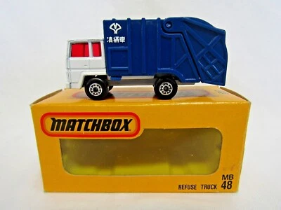 1979 Matchbox Japan MB48 Superfast Refuse Truck Diecast Garbage Trash Truck - Image 1 of 4