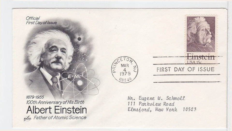 TurtlesTradingPost- Albert Einstein -1979 FDC #1774- Artcraft Cachet - Image 1 of 1