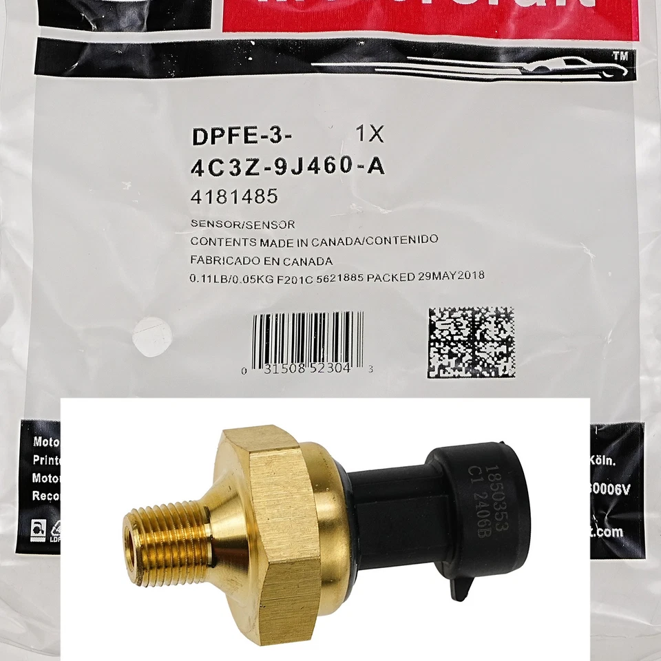 Sensor EBP de contrapresión de escape OEM para 97-05 diésel 6,0 L/7,3 L 4C3Z-9J460-A Foto 1 de 4