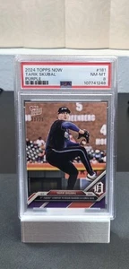TARIK SKUBAL 2024 Topps Now #181 Purple Parallel /25 Tigers PSA 8 - Picture 1 of 2