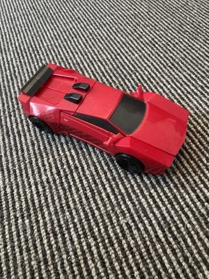 Transformers Robots In Disguise Sideswipe 3 Step Changer Red Car TOMY 2015 - Image 1 of 3
