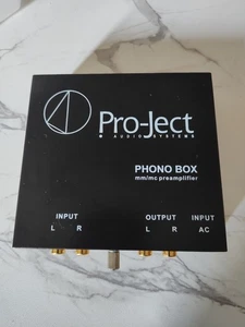 Pro-Ject Audio Systems Phono Box MM/MC Pre-Amplifier No Power Cord - Picture 1 of 7