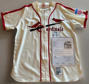 Stan Musial signed jersey. JSA LOA. Mitchell & Ness. Cardinals - Picture 1 of 5