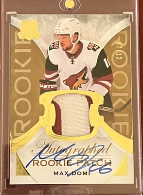 Max Domi Rookie Auto Patch 07/12 2015 The Cup #198 - Image 1 of 2