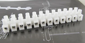 10pcs Wire 12 Position Barrier Terminal Strip Block 450V 30A 22-10 AWG wire - Picture 1 of 2