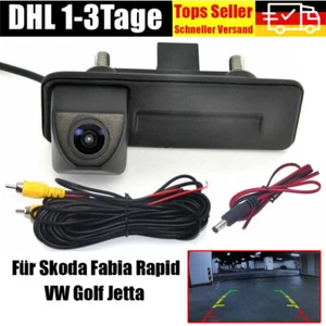 Rückfahrkamera Kofferraumgriff Einparkkamera für Skoda Fabia Rapid VW Golf Jetta - Bild 1 von 24