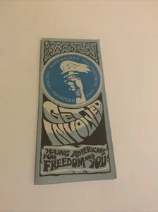 VINTAGE YOUNG AMERICANS FOR FREEDOM APPLICATION BROCHURE YAF 1960’s - Picture 1 of 6
