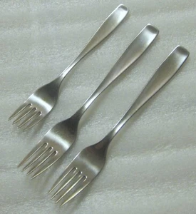 Set of 3 WMF CROMARGAN LINE OLDER Stainless 2 DINNER 7 5/8” FORKS 1 SALAD 6 5/8" - Picture 1 of 9