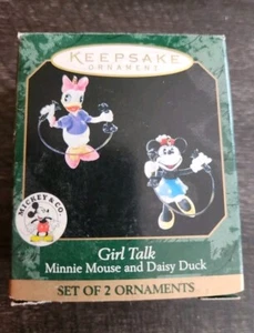 Hallmark Keepsake Disney Minnie Mouse Miniature CHRISTMAS Tree ORNAMENT SET - Picture 1 of 4