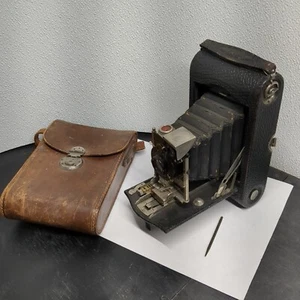 FOLDING CAMERA ANTIQUE KODAK NO.3 AUTOGRAPHIC FOLDING POCKET MODEL G BLACK - Picture 1 of 12