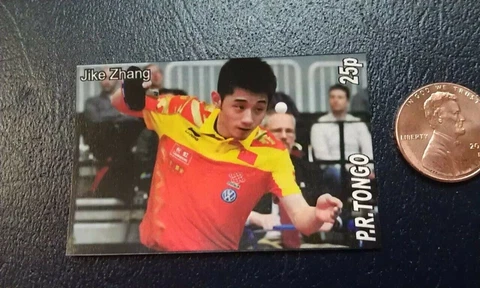 Jike Zhang China Table Tennis Ping Pong Olympic P.R. Tongo Non Perforated Stamp Cover