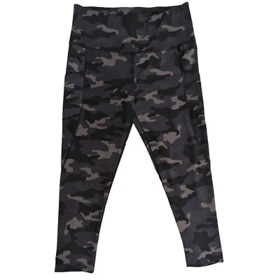 BSP Mejor Rendimiento Deportivo Leggings Mujer Talla 3X Entrepierna 23.5" Camuflados Elevación Alta Foto 1 de 4