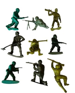 Spielzeug Soldat Vintage Militär Figur Armee Männer MPC Mee Marx Plastik LOT WW1 WW2 USA S6 - Bild 1 von 2