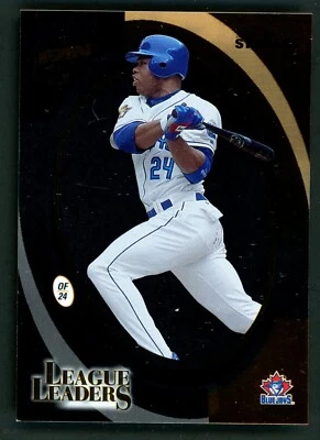 Shannon Stewart 2002 Donruss Best of Fan Club LEAGUE LEADERS LL-28 Card /300 - Image 1 of 2