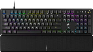 CORSAIR K70 CORE RGB Mechanical Wired Gaming Keyboard with Palmrest – Pre-Lubed - Picture 1 of 12