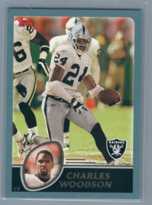 2003 Topps Charles Woodson Oakland Raiders #184 LoOKy - Image 1 of 3