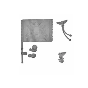 Tempestus Scions FLAG / STANDARD / BANNER Imperial Guard Astra Militarum - Foto 1 di 1