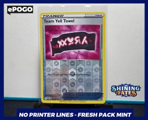 Team Yell Towel 063/072 REVERSE HOLO Pokémon Card - Pokemon TCG Shining Fates ✅ - Bild 1 von 2