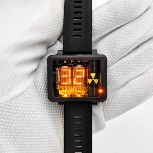 Nixie Watch Tube V3.0 Numitron Tubes IV-16 Rare USSR IN-16 Solid Aluminum - Picture 1 of 8